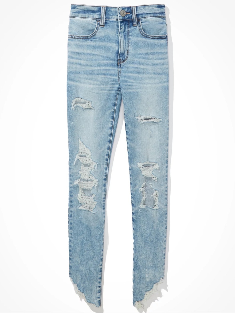 AE Ne(x)t Level Ripped High-Waisted Jegging Crop - 12L